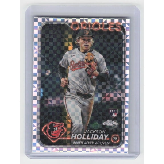 2024 Topps Chrome Update X-Fractors Jackson Holliday USC89 Orioles Baseball Card