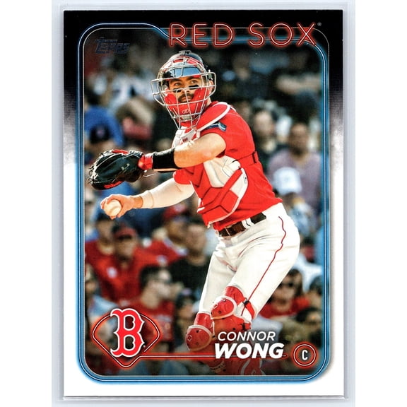 2024 Topps #104 Connor Wong Boston Red Sox Baseball Card