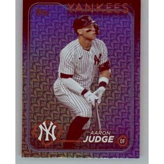 2024 Topps Easter Holiday Foil #99 Aaron Judge New York Yankees MLB Baseball Trading Card