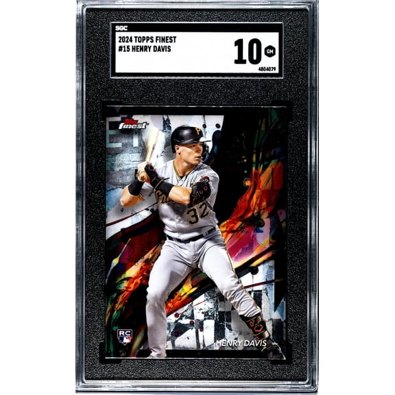 2024 Topps Finest #15 Henry Davis SGC 10