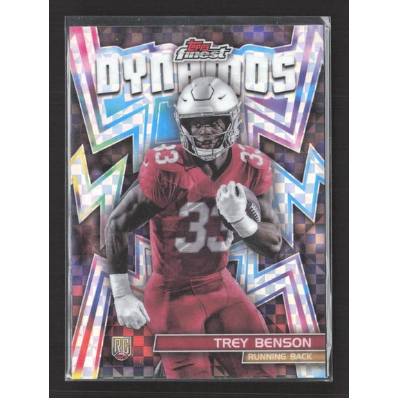 2024 Topps Finest Dynamos Trey Benson #DYN-9 X-Fractor RC