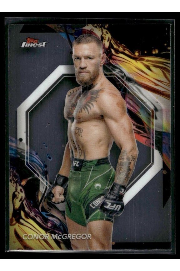 2024 Topps Finest UFC Conor McGregor #151 Near Mint Or Better Baseball Card