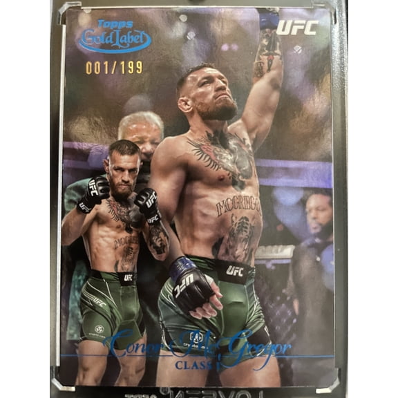 2024 Topps Gold Label Class 1 Conor McGregor #53 BLUE /199