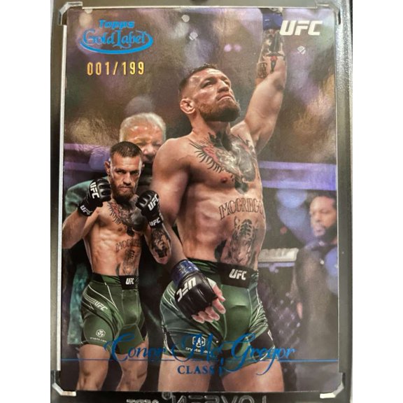 2024 Topps Gold Label Class 1 Conor McGregor #53 Blue /199 UFC MMA Card