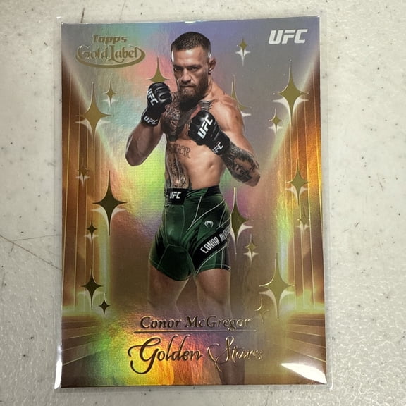 2024 Topps Gold Label Conor McGregor #GS - 3 Golden