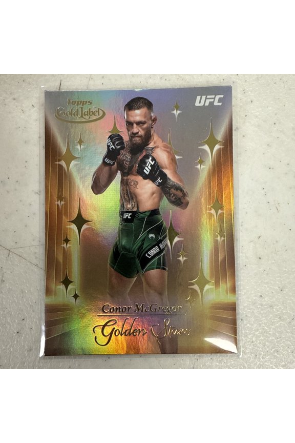 2024 Topps Gold Label Conor McGregor GS-3 Golden UFC MMA Trading Card