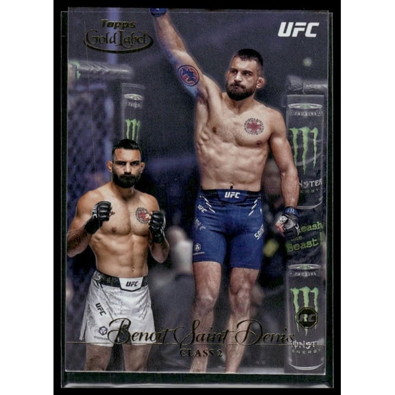 2024 Topps Gold Label UFC Benoit Saint Denis #30 Class 2 RC