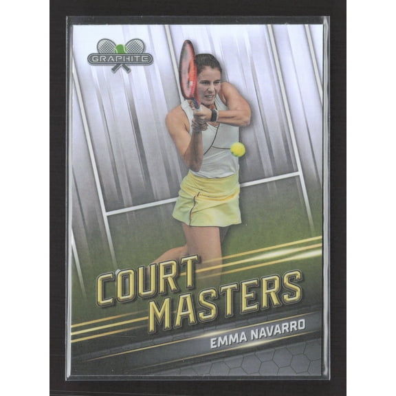 2024 Topps Graphite Court Masters Emma Navarro CM-EN Refractor Tennis Card
