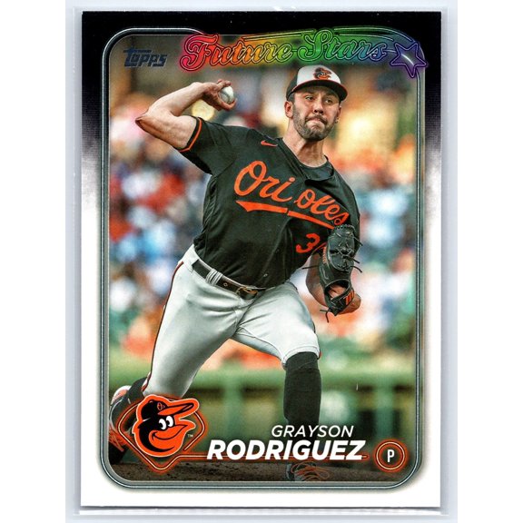 2024 Topps #111 Grayson Rodriguez Near Mint or Better Baltimore Orioles Baseball Card