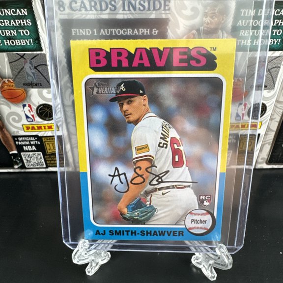 2024 Topps Heritage AJ Smith-Shawver #114 [Base] Rookie Base Set