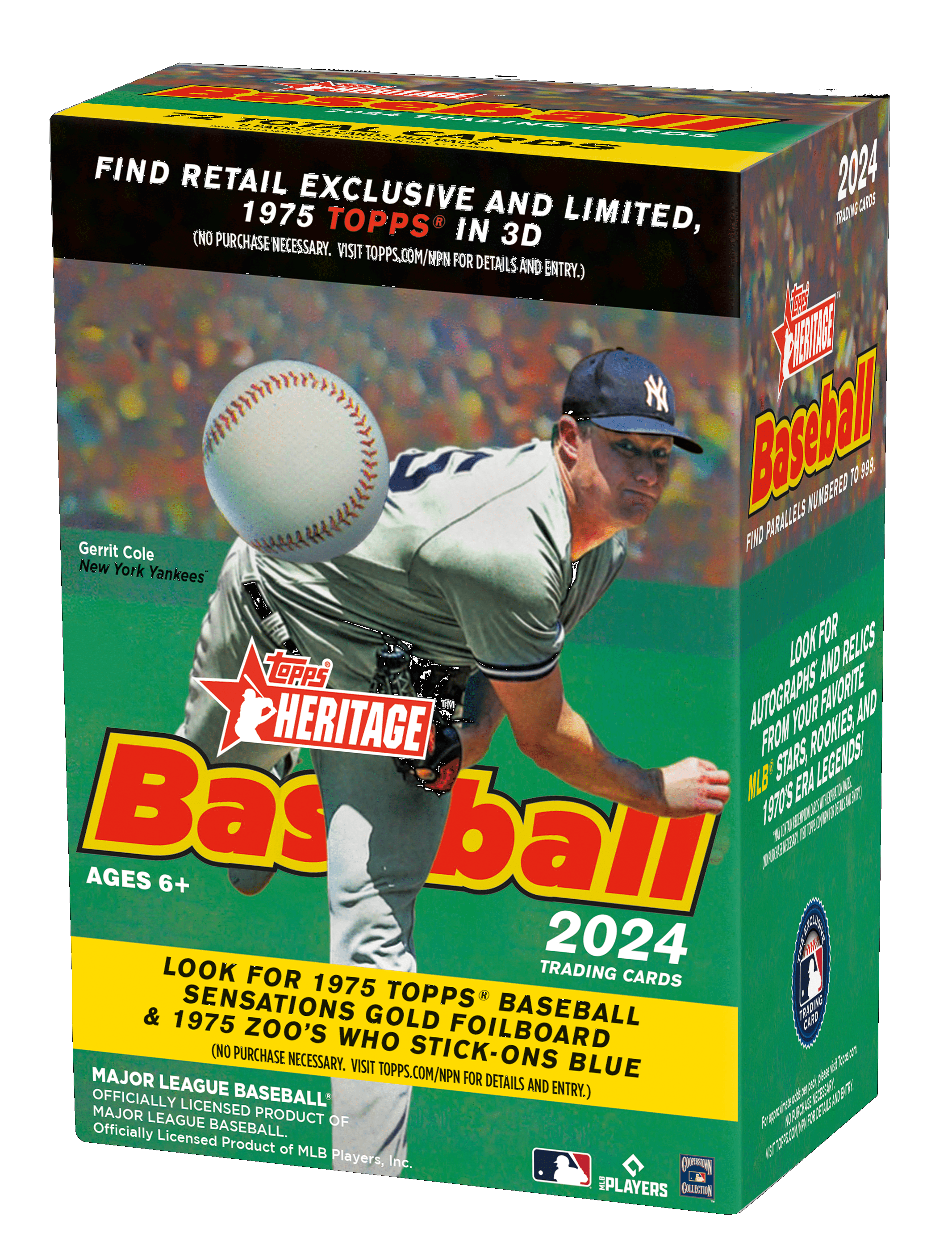 2024 Topps Heritage Baseball Factory Sealed Value Box