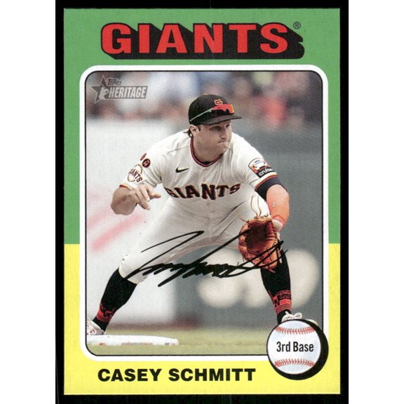 2024 Topps Heritage Casey Schmitt #124