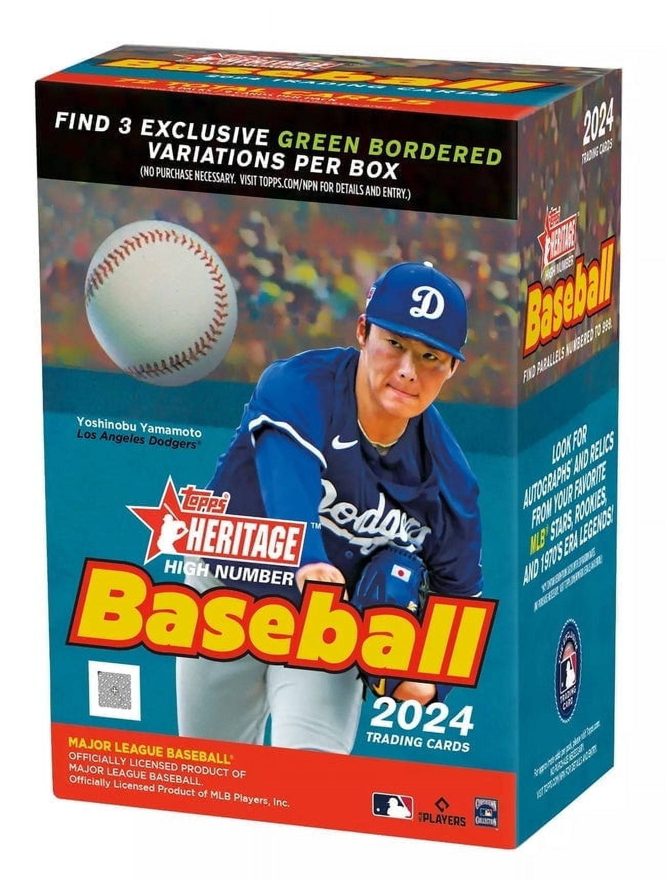2024 Topps Heritage High Number Baseball Blaster Box