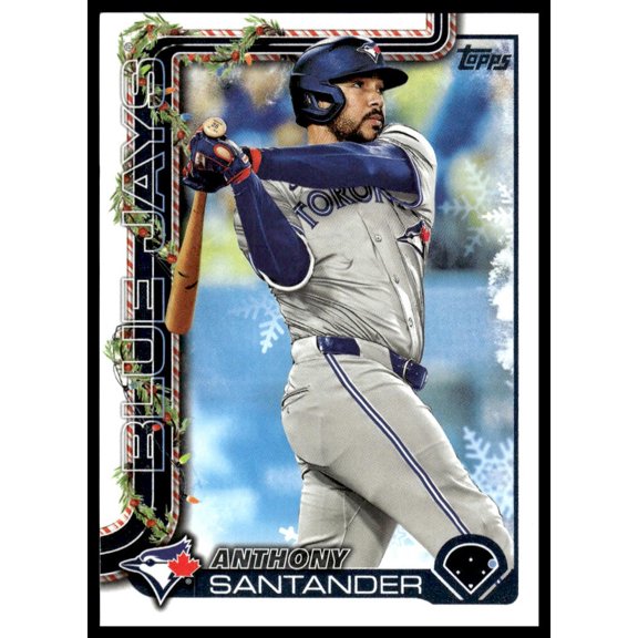 2024 Topps Holiday Anthony Santander #H14 Toronto Blue Jays MLB Baseball Trading Card
