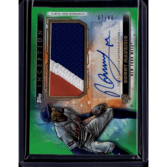 2024 Topps Inception Ronny Mauricio #APC-RM /99 Autograph Player-worn memorabilia RC Autographed Baseball Trading Cards