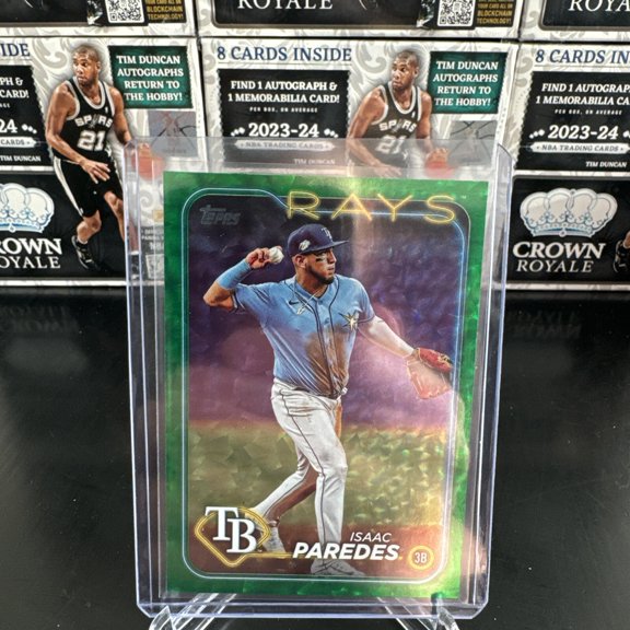 2024 Topps Isaac Paredes #499 Foilboard Parallel/Variety