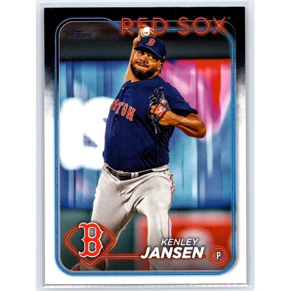 2024 Topps Kenley Jansen #267 Boston Red Sox Baseball Card Near Mint