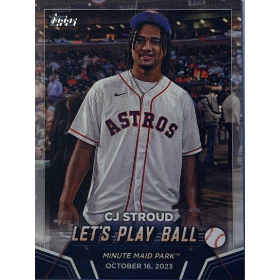 2024 Topps Let's Play Ball C.J. Stroud #PB-1 Houston Astros MLB Baseball Trading Card