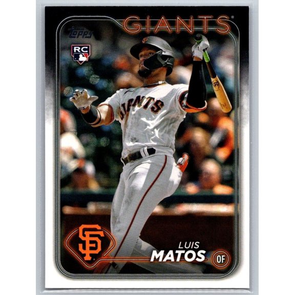 2024 Topps Luis Matos #28 RC San Francisco Giants Baseball Card
