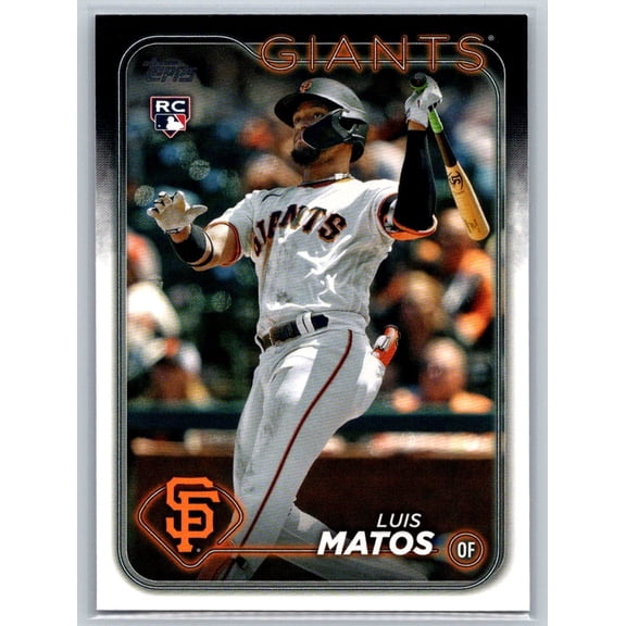 2024 Topps Luis Matos RC #28 San Francisco Giants Baseball Card