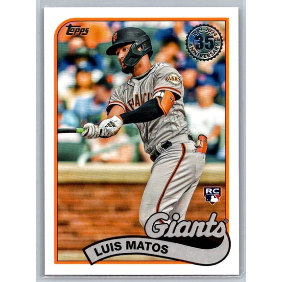 2024 Topps 1989 Topps Baseball 35th Anniversary Series One Luis Matos #89B-24 Baseball Card