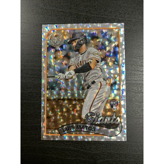 2024 Topps Silver Foil Parallel 89B-24 Rookie Luis Matos San Francisco Giants Baseball Card