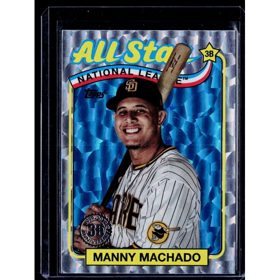 2024 Topps 1989 Topps Baseball 35th Anniversary All-Stars Foil Manny Machado #89ASB-23 San Diego Padres Baseball Card