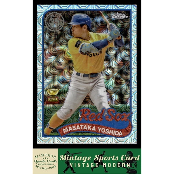 2024 Topps Masataka Yoshida Boston Red Sox #T89C-91 1989 Topps Baseball 35th Anniversary Chrome Baseball Card