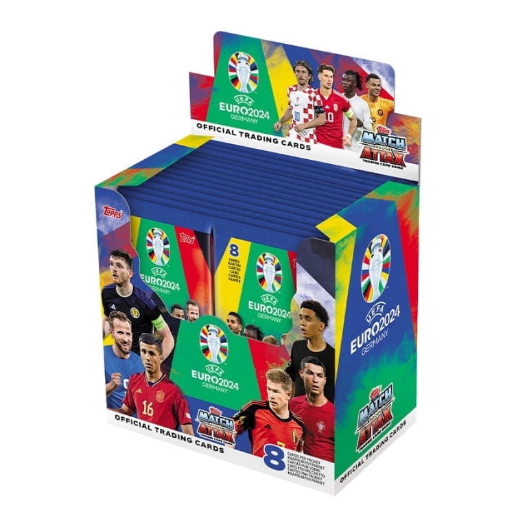 match attax euro 2024 rare cards Topps Trading Mega Tin 3: International Ic Buy In Trade available in various color variants 2024 Topps Match Attax UEFA