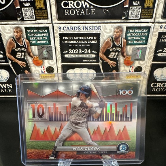 2024 Topps Max Clark #BTP - 10 Chrome Rookie Insert Topps