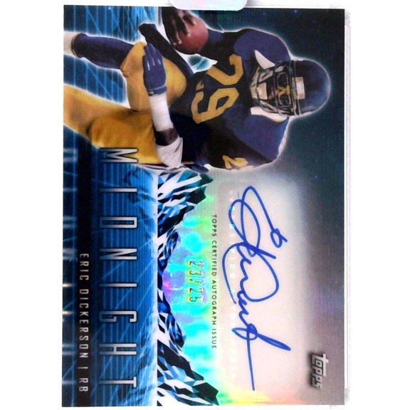 2024 Topps Midnight Football Horizon Signatures Eric Dickerson Auto HZS-ED 23/25 Los Angeles Rams Football Card
