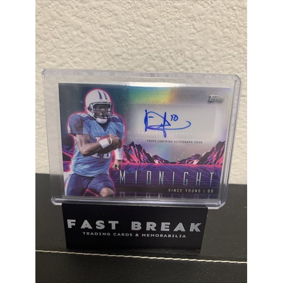 2024 Topps Midnight Football Vince Young #HZS-VY Refractor Parallel/Variety Insert