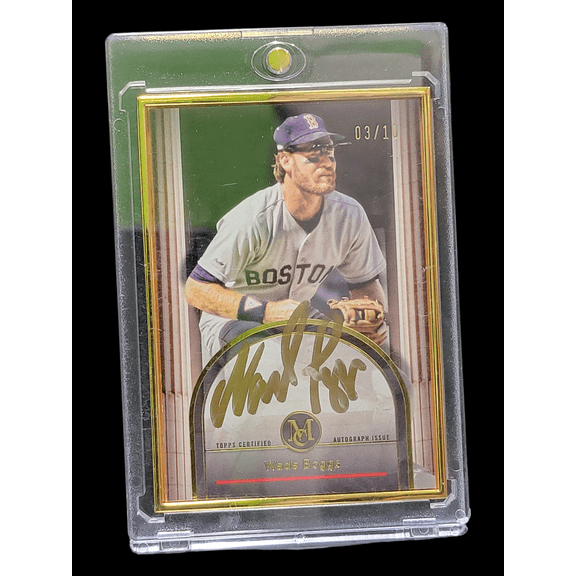 2024 Topps Museum Collection Wade Boggs Boston Red Sox Museum Framed Auto Baseball Card #FMA-WB