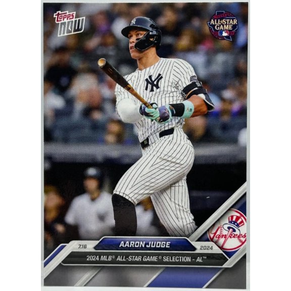 2024 Topps Now Aaron Judge #ASG-AJ New York Yankees MLB Baseball Trading Card