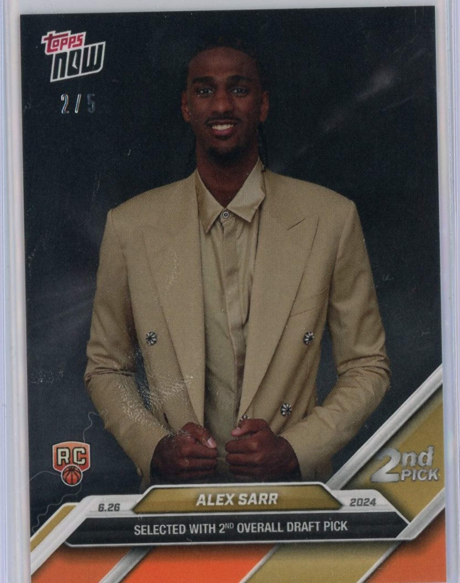 2024 Topps Now Alex Sarr RC | Card packs for game stores - Walmart 