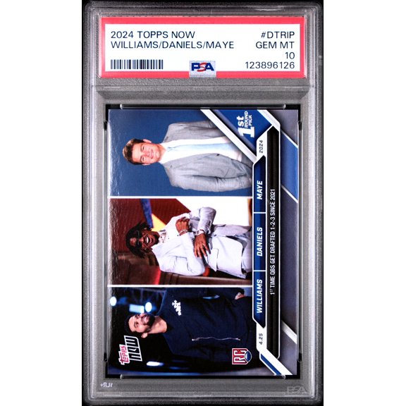 2024 Topps Now Maye Daniels Williams #DTRIP PSA 10