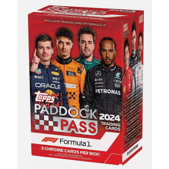 2024 Topps Paddock Pass F1 Formula 1 Racing Sealed Blaster Box 30 Cards!
