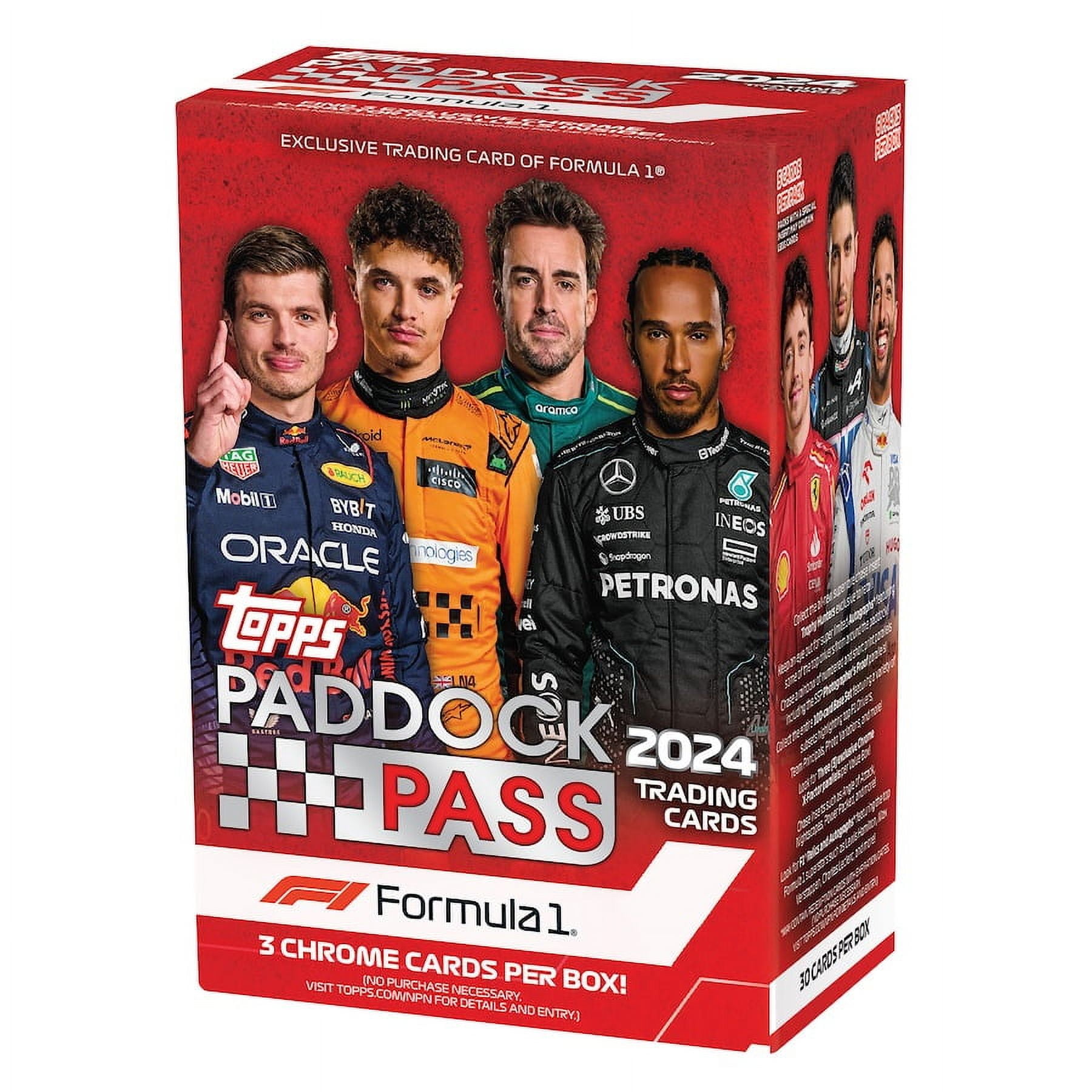2024 Topps Paddock Pass Formula 1 Trading Cards Value Box