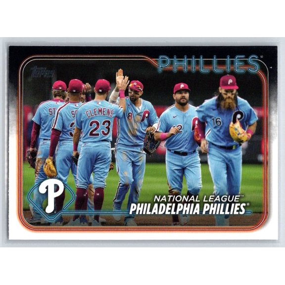 2024 Topps Philadelphia Phillies #126 Baseball Card Near Mint Or Better