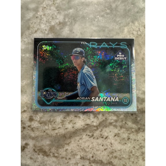 2024 Topps Pro Debut Adrian Santana #1 Parallel Rookie Insert Baseball Card Tampa Bay Rays