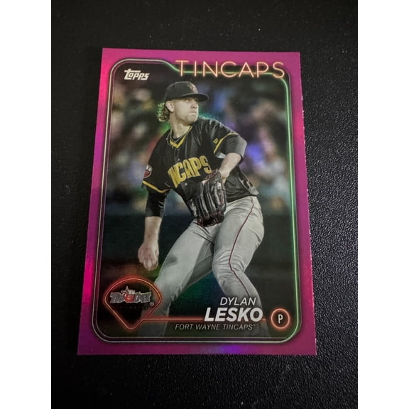 2024 Topps Pro Debut Dylan Lesko Foil Parallel Baseball Card San Diego Padres Excellent