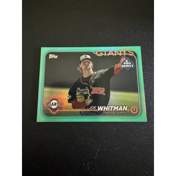 2024 Topps Pro Debut Teal Parallel Variety Baseball Card San Francisco Giants