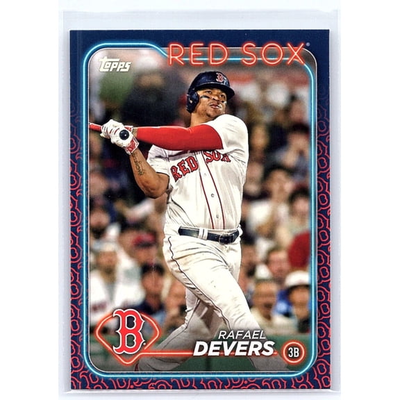2024 Topps Rafael Devers Boston Red Sox #22 Team Logo Color Baseball Card