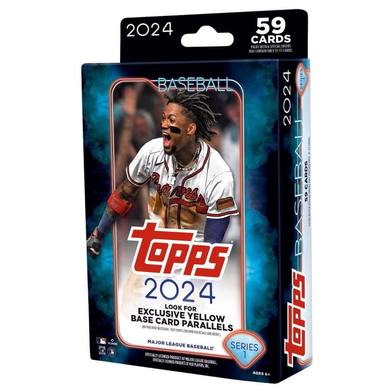 Topps 2024 Series 1 Baseball Trading Cards Hanger Box - 59