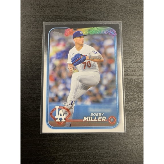 2024 Topps Series 1 Bobby Miller #115 Rainbow Foil Limited Edition 1st Edition Parallel/Variety Rookie Exclusive