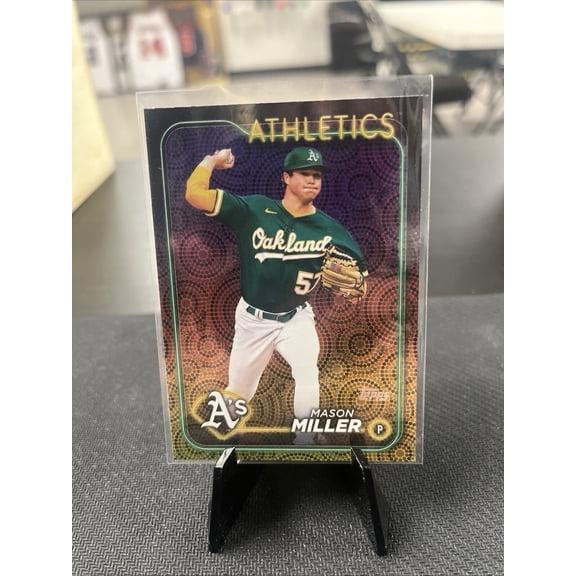 2024 Topps Series 2 Mason Miller #427 Holiday Foil Limited Edition Short Print Promo Collectors Edition Parallel/Variety