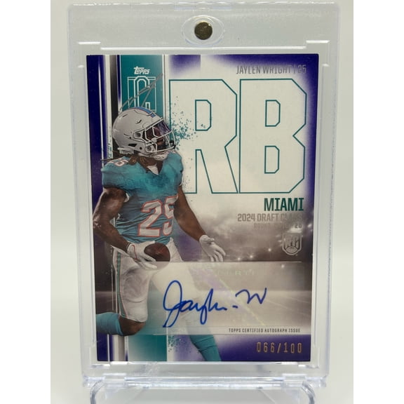 2024 Topps Signature Class Football Jaylen Wright #RCA-JWR /100