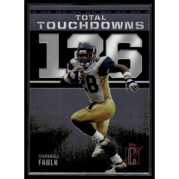 2024 Topps Signature Class Marshall Faulk #ZO-6 Zone Out