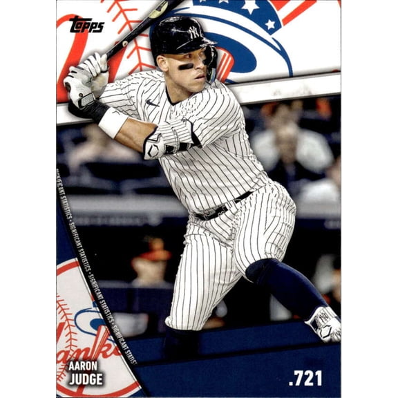 2024 Topps Significant Statistics #SS-8 Aaron Judge New York Yankees Official MLB Baseball Trading Card