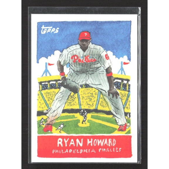 2024 Topps Spotlight By Andy Friedman Ryan Howard #90 Philadelphia Phillies Excellent Baseball Card